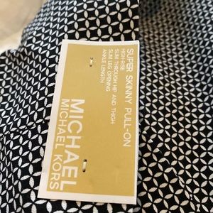 Michael Kors high rise pull on skinny pant